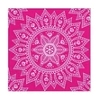 Mandala Fuchsia White szalvéta 20 db-os, 33x33 cm FSC
