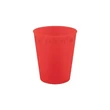Piros Bright red micro prémium műanyag pohár 250 ml