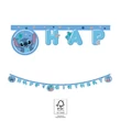 Disney Lilo és Stitch, A csillagkutya Angel Happy Birthday felirat FSC 2 m