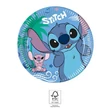 Disney Lilo és Stitch, A csillagkutya Angel papírtányér 8 db-os 20 cm FSC