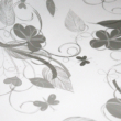 Kép 2/2 - Viaszos vászon, szürke virág mintás