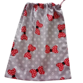 Iskolai tisztasági zsák, masni  37 x 30 cm