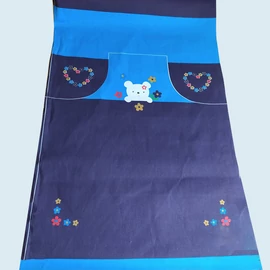 Köténymintás textil, mackó