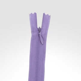 Rejtett cipzár 40 cm világoslila