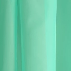 Voile függöny anyag, türkiz színben, ólomzsinórral  1,80 x 1 m