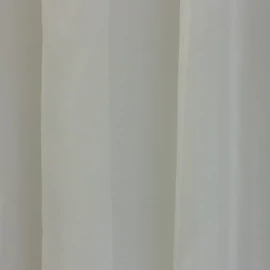 Voile függöny világos szürke színben, ólomzsinórral