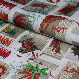 Party vízlepergető anyag, paprika 1,50 x 0,70 m