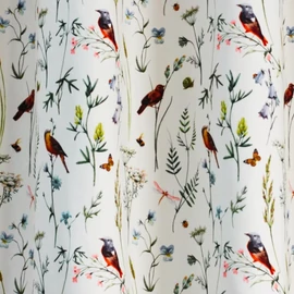 Anka sötétítő függöny anyag, madaras díszitéssel