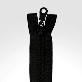 Bontható cipzár, 60 cm fekete