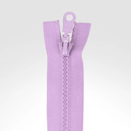 Bontható cipzár, 30 cm világos lila