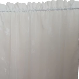 Cintia fényáteresztő kész függöny, fehér színben