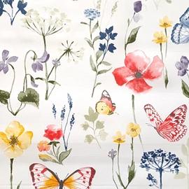 Viaszos vászon, virég és lepke