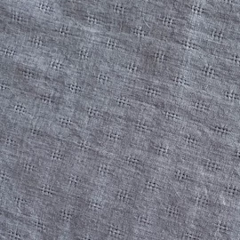 Áttört géz, acélkék 1,50 x 0,30 m