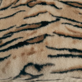 Mintás műszőrme, tigris