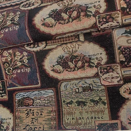 Gobelin, gyümölcs mintázattal