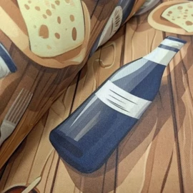 Party vízlepergető anyag, asztal