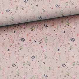 Prémium pamut jersey, virágoskert 1,60 x 0,50 m