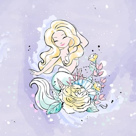 Prémium Futter, szabadidő anyag panel 40x50 cm, Levendula sellő