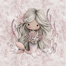 Prémium Futter, szabadidő anyag panel 40x50 cm, A gyöngy óceán sellője