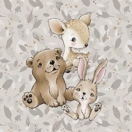 Prémium Futter, szabadidő anyag panel 40x50 cm, Az erdő gyermekei