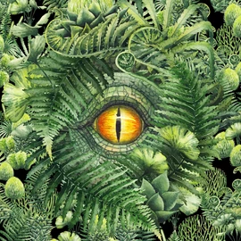 Futter, szabadidő anyag panel 40x50 cm, Jurassic World Tyrannosaurus