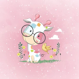 Futter, szabadidő anyag panel 40x50 cm, alvó őzike