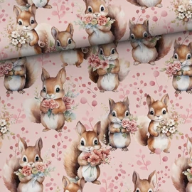 Prémium mintás futter, Mókusok