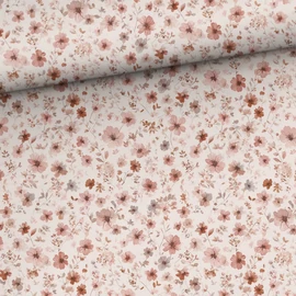 Prémium mintás futter, Pink virágok