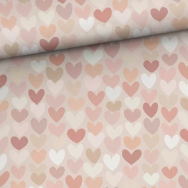 Prémium mintás futter, Szívek