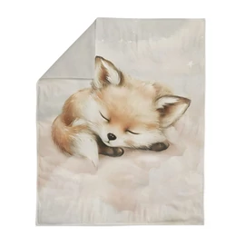 Prémium pamutvászon panel 75x100 cm, Kisróka a felhőn