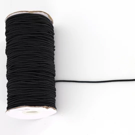 Kalapgumi 2,5 mm fekete