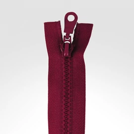Bontható cipzár, 40 cm, burgundi