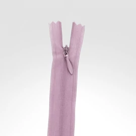 Rejtett cipzár 30 cm, világoslila