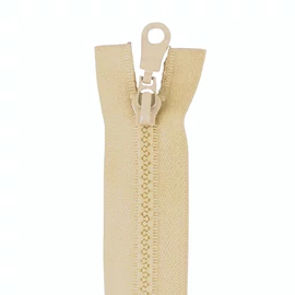 Bontható cipzár, 30 cm vajszín