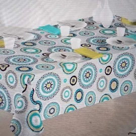 Loneta vászon, Mandala türkiz