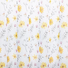 BLOSSOM fényáteresztő függöny anyag,  virág mintázattal 180 cm magas