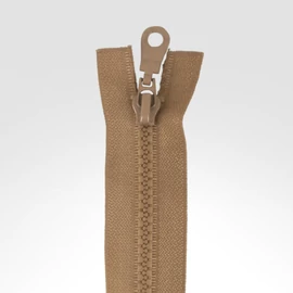 Bontható  cápa cipzár, 65 cm drapp