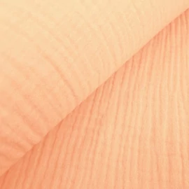 Dupla géz világos barack színben