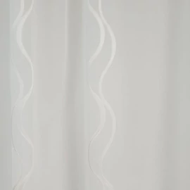 Emma fényáteresztő függöny anyag, 300 cm magas, fehér színben