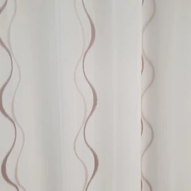 Emma fényáteresztő függöny anyag, 300 cm magas, fehér színben