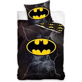 BATMAN villám Ágyneműgarnitúra 100% pamut 140x200 + 65x65