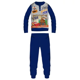 Disney Verdák téli vastag gyerek pizsama - pamut flanel pizsama - sötétkék - 104