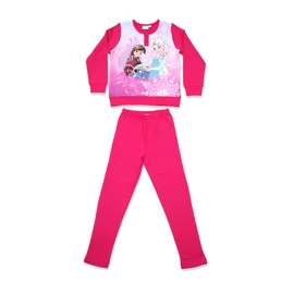 Téli flanel gyerek pizsama - Jégvarázs - pink - 128