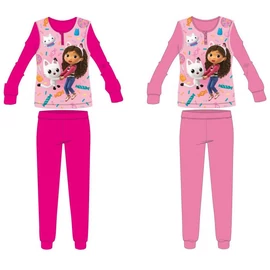 Gabi babaháza pamut jersey gyerek pizsama - rózsaszín - 98