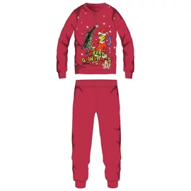 The Grinch vastag interlock karácsonyi pamut pizsama kisfiúknak - 140