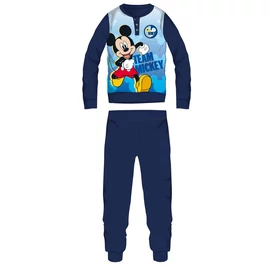Disney Mickey egér polár pizsama - téli vastag gyerek pizsama - sötétkék - 116
