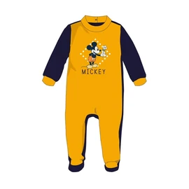 Disney Mickey egér baba velúr rugdalózó - sárga - 0-1 hónapos babának