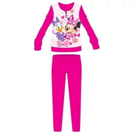 Disney Minnie egér téli vastag gyerek pizsama - pamut flanel pizsama - pink - 104