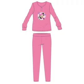 Disney Minnie egér pamut flanel pizsama - téli vastag gyerek pizsama - rózsaszín - 104