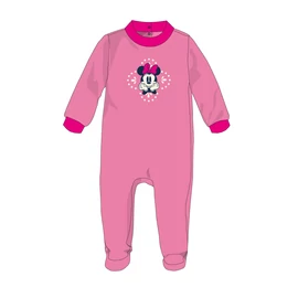 Disney Minnie egér baba velúr rugdalózó - roz - 1-3 hónapos babának